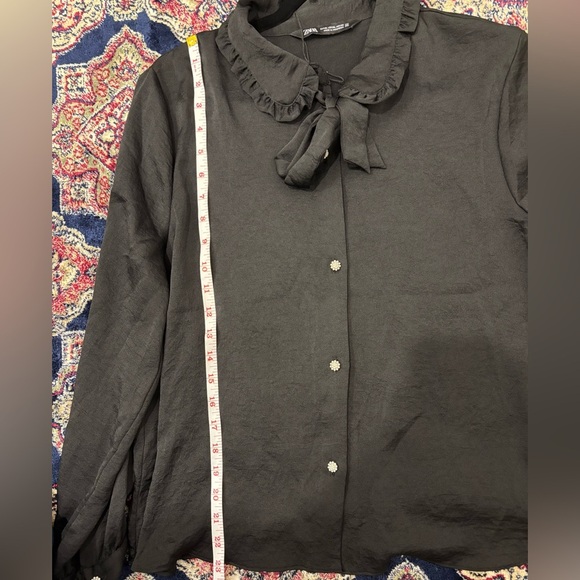 β¨ Brand New Black Zara Blouse β Size XL β No Tag, Never Worn - Picture 11 of 12